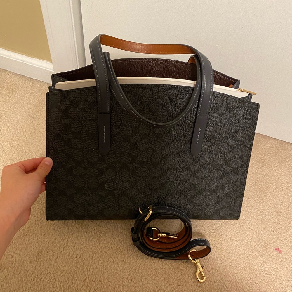 Coach Monogram Shoulder Bag